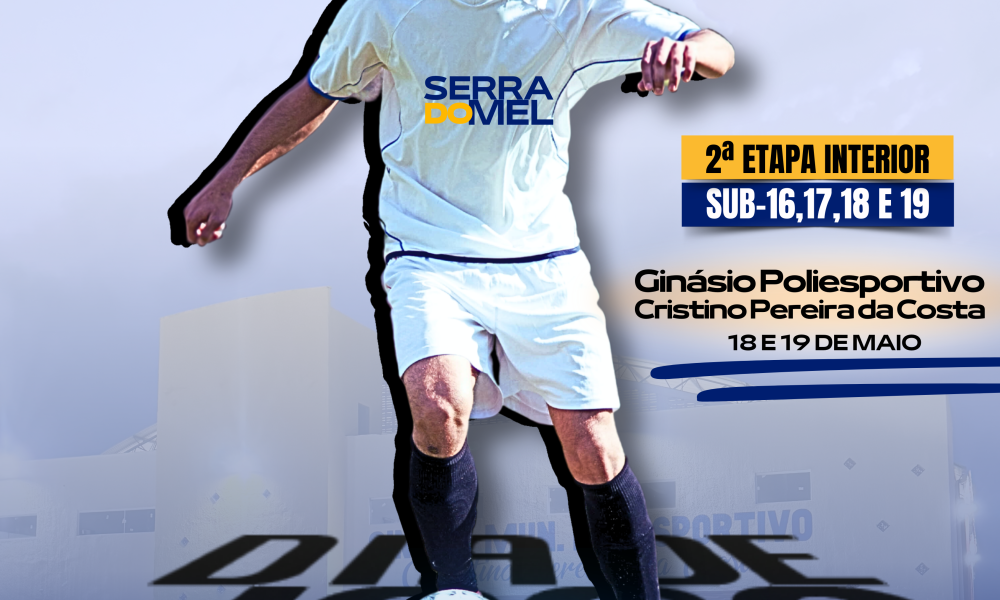 Ginásio Cristino Pereira sedia 2ª etapa do Campeonato Estadual de Futsal