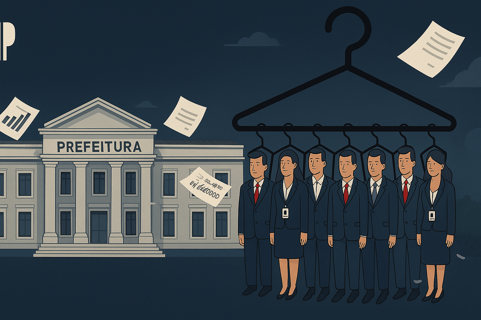 R$ 9 MILHÕES EM FOLHA: PREFEITURA DE PORTO DO MANGUE VIRA CABIDE DE EMPREGOS?