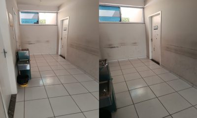 VERGONHA NA SAÚDE DE AFONSO BEZERRA: PACIENTES SÃO OBRIGADOS A ESPERAR ATENDIMENTO SENTADOS NO CHÃO