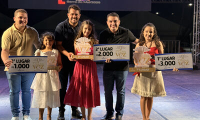 Serra do Mel conhece os vencedores do 1º concurso “A Mais Bela Voz Kids”