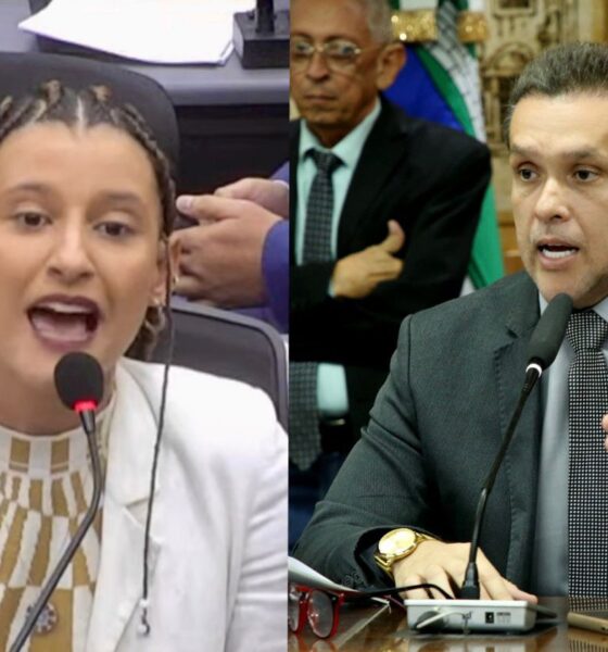 VEREADORA BRISA BRACCHI SURTA E TENTA IMPEDIR SESSÃO; PRESIDENTE ERIKO JÁCOME É ALVO DE ATAQUES