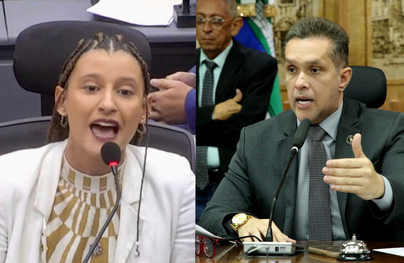 VEREADORA BRISA BRACCHI SURTA E TENTA IMPEDIR SESSÃO; PRESIDENTE ERIKO JÁCOME É ALVO DE ATAQUES