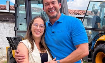 DRA. RAQUEL NÃO PARA: Prefeita garante 2 tratores com Senador Styvenson, em plena véspera de réveillon