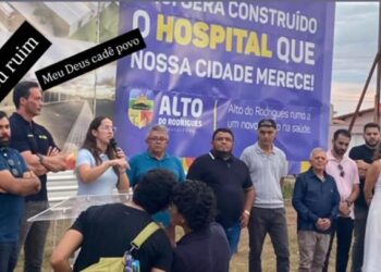 PREFEITA INAUGURA ATÉ PLACA DE OBRA E VIRA ALVO DE CRÍTICAS EM ALTO DO RODRIGUES